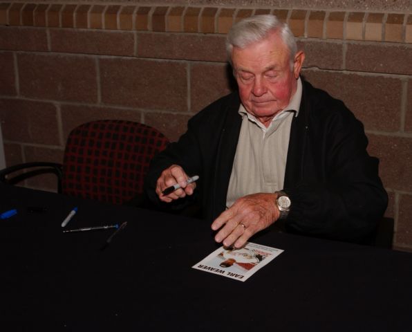 Picture - Earl Weaver Signing Autographs At Frontier Field - 