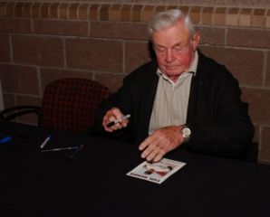 Picture - Member Of The Baseball Hall Of Fame And Former Rochester Red Wings Manager Earl Weaver Autographs My Copy Of His 1966 Wings Photo. Mr Weaver Was A Big Hit With The Fans, May 15 2005 POD - Rochester NY Picture Of The Day from RocPic.Com summer fall winter spring pictures photos images people buildings events concerts festivals photo image new images daily 2005 Rochester New York Summer I Love NY I luv NY Rochester New York May 13th 2005 POD summer view picture photo image pictures photos images
